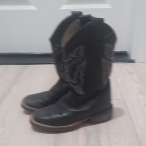 Kids Black Cowboy Boots